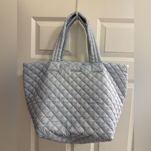 MZ Wallace Quilted Chambray Tote Bag